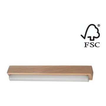 Iluminação de espelho de casa de banho LED AQUAVIVA LED/6W/230V 39 cm IP44 carvalho – FSC certificado