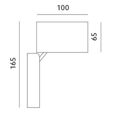 Iluminação de parede exterior 1xGU10/35W/230V IP44 preta