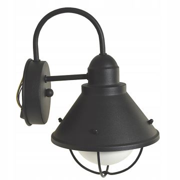 Iluminação de parede exterior LAVINA 1xE27/60W/230V IP44 preto