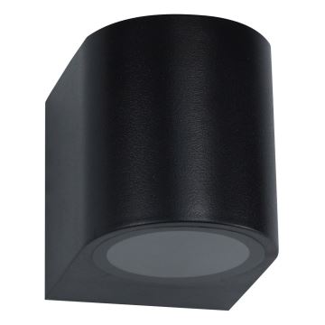 Iluminação de parede exterior PARETE 1xGU10/6W/230V IP54 preta