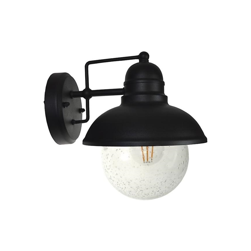 Iluminação de parede exterior WILDA 1xE27/60W/230V IP44 preto