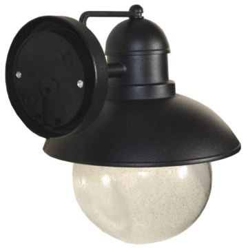 Iluminação de parede exterior WILDA 1xE27/60W/230V IP44 preto