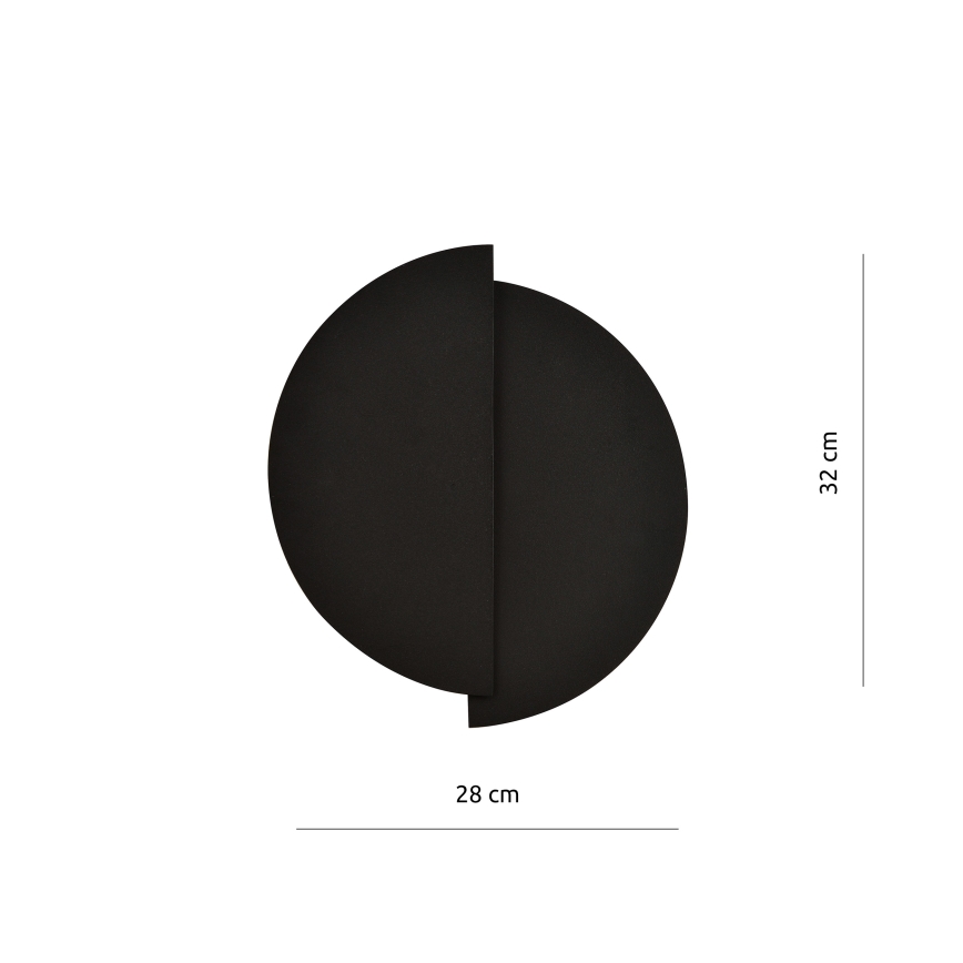 Iluminação de parede FORM 1xG9/8W/230V preto