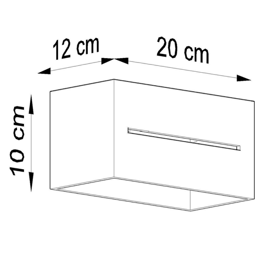 Iluminação de parede LOBO 2xG9/40W/230V cinzenta