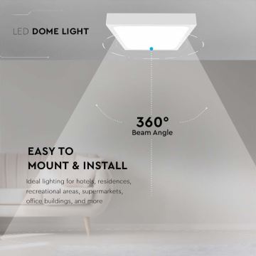 Iluminação de teto de casa de banho LED LED/24W/230V 3000K IP44 branco
