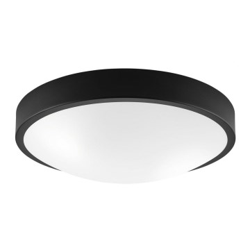 Iluminação de teto JONAS 2xE27/60W/230V diâmetro 36 cm preto