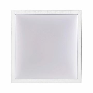 Iluminação de teto KAZIMIERZ 2xE27/20W/230V 29,5x29,5 cm prateado