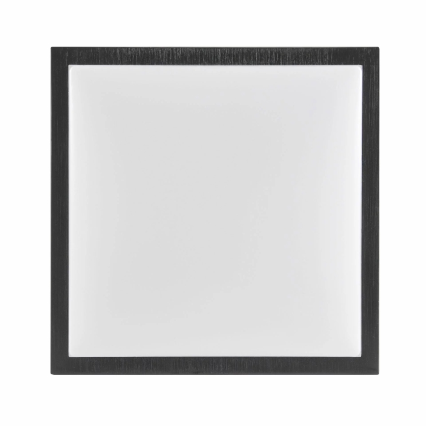 Iluminação de teto KAZIMIERZ 2xE27/20W/230V 29,5x29,5 cm preto