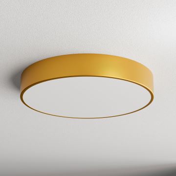 Iluminação de teto LED CLEO LED/69W/230V 3000K diâmetro 50 cm dourado