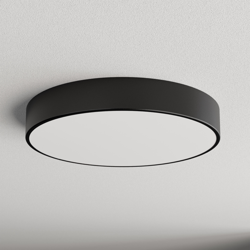 Iluminação de teto LED CLEO LED/69W/230V 3000K diâmetro 50 cm preto