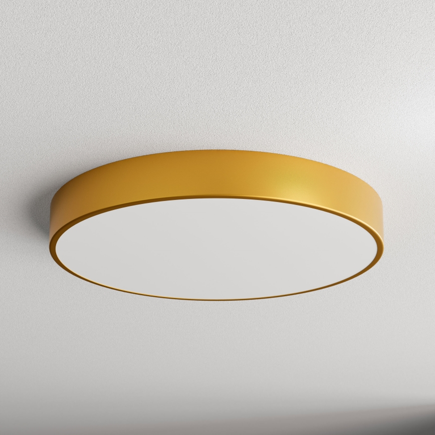 Iluminação de teto LED CLEO LED/69W/230V 3000K diâmetro 60 cm dourado