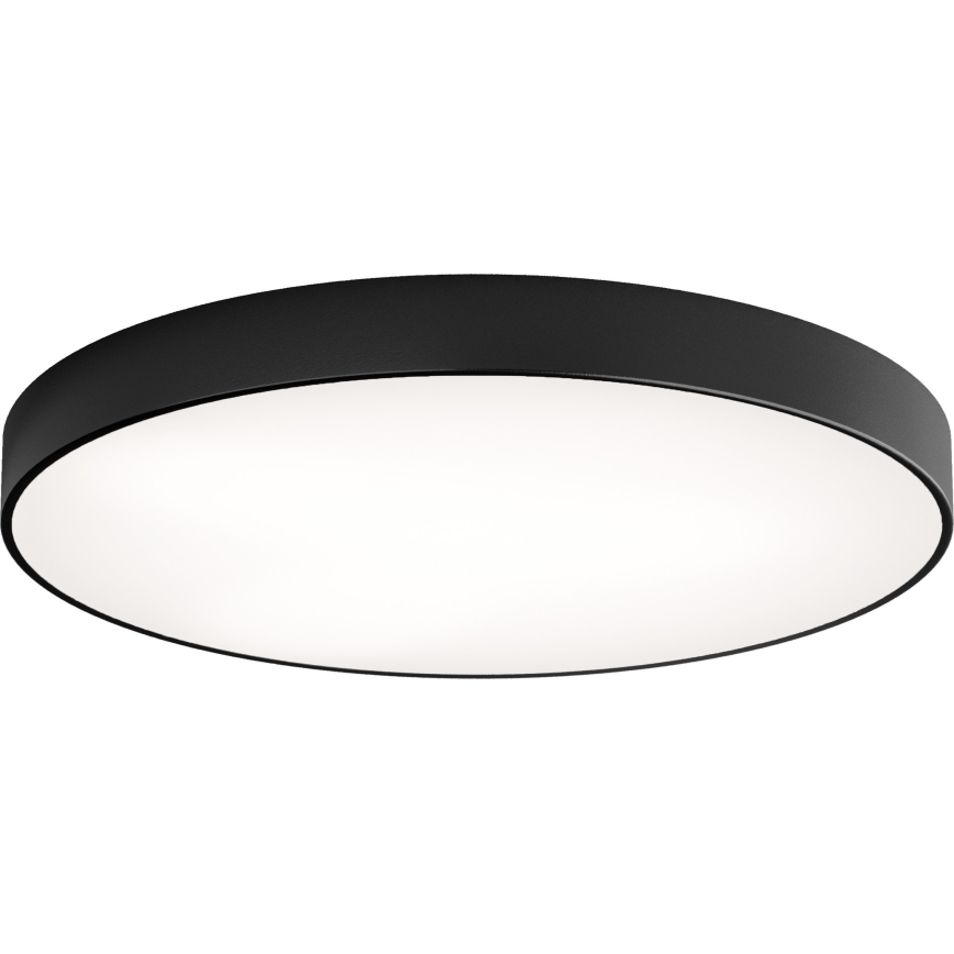 Iluminação de teto LED CLEO LED/96W/230V 3000K diâmetro 80 cm preto