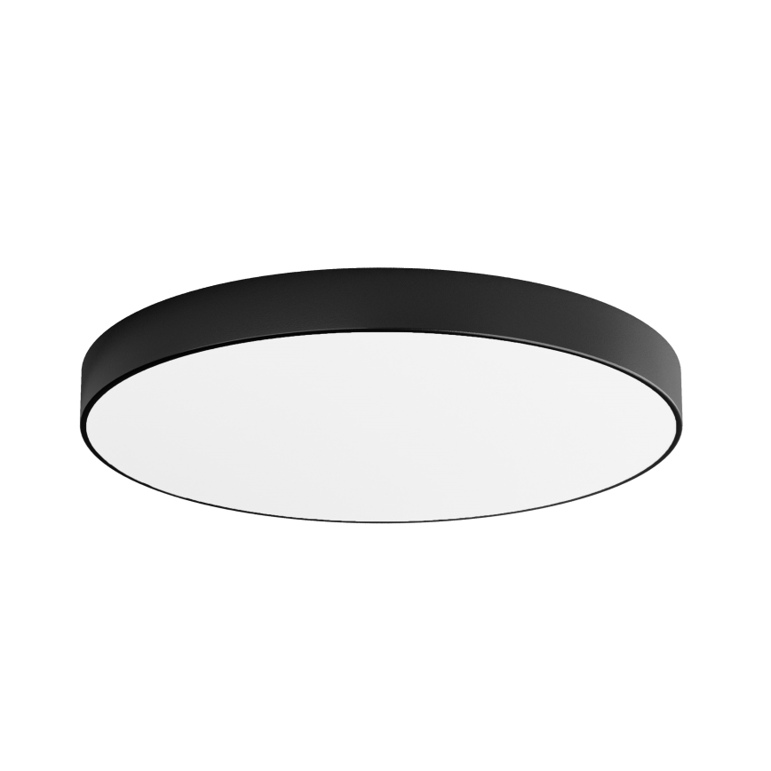 Iluminação de teto LED CLEO LED/96W/230V 3000K diâmetro 80 cm preto