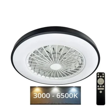 Iluminação de teto LED com regulação e ventoinha OPAL LED/48W/230V 3000-6500K + comando