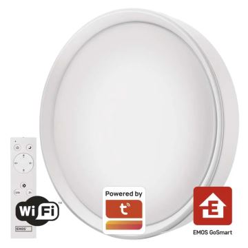 Iluminação de teto LED com regulação GoSmart LED/30W/230V diâmetro 40 cm 2700-6500K Wi-Fi Tuya + comando