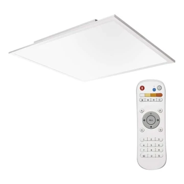 Iluminação de teto LED com regulação LED/40W/230V + controlo remoto quadrado 2700K-6500K