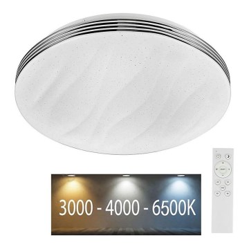 Iluminação de teto LED com regulação LED/60W/230V 3000K/4000K/6500K + controlo remoto