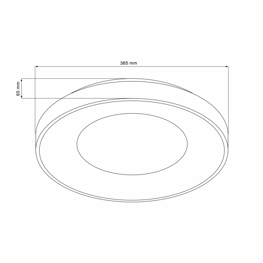 Iluminação de teto para casa de banho LED com regulação WITOLD LED/48W/230V 3000-6000K IP44 + comando