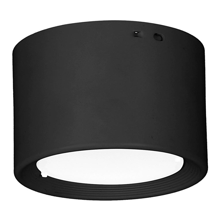 Iluminação de teto LED LED/6W/230V preto diâmetro 8 cm