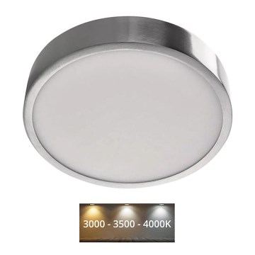 Iluminação de teto LED NEXXO LED/21W/230V 3000/3500/4000K d. 22,5 cm cromado