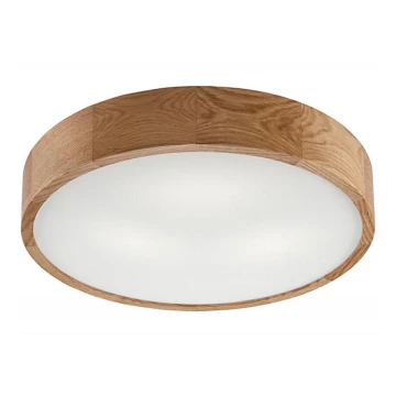 Iluminação de teto OAK 3xE27/60W/230V carvalho ø 47,5 cm - FSC certificado