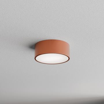 Iluminação de teto para casa de banho CLEO 1xE27/24W/230V diâmetro 20 cm cobre IP54