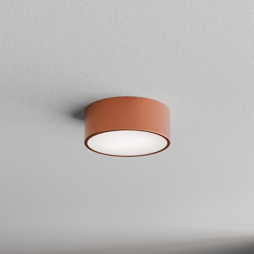 Iluminação de teto para casa de banho CLEO 1xE27/24W/230V diâmetro 20 cm cobre IP54