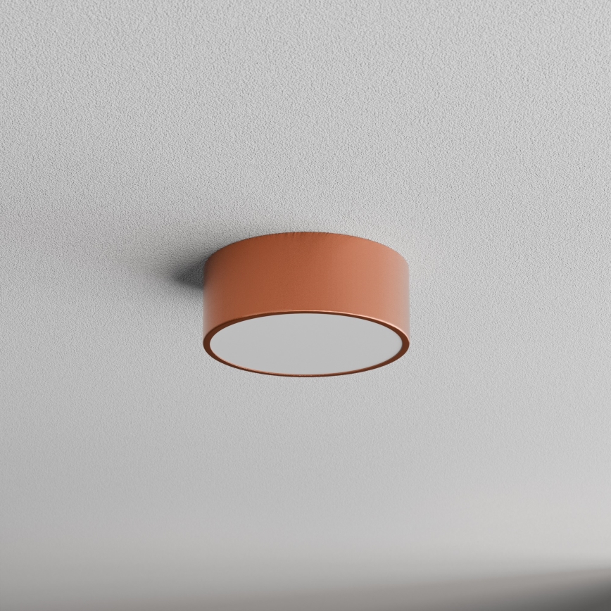 Iluminação de teto para casa de banho CLEO 1xE27/24W/230V diâmetro 20 cm cobre IP54