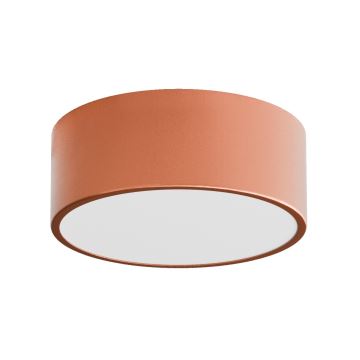 Iluminação de teto para casa de banho CLEO 1xE27/24W/230V diâmetro 20 cm cobre IP54