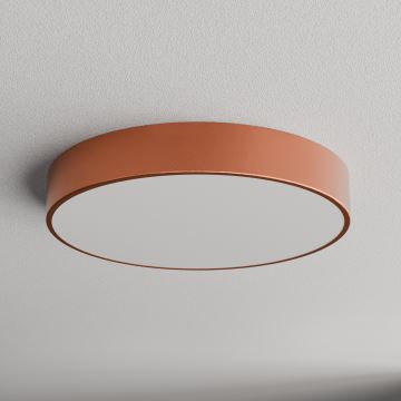 Iluminação de teto para casa de banho CLEO 4xE27/24W/230V diâmetro 50 cm cobre IP54