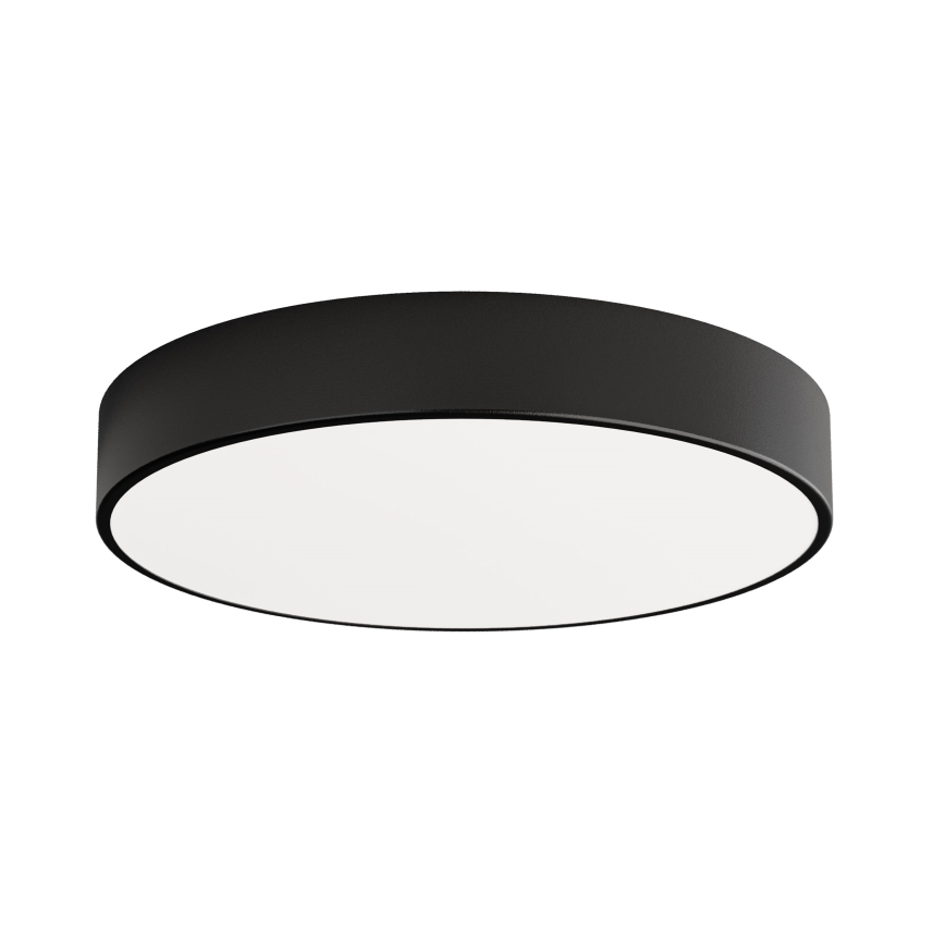 Iluminação de teto para casa de banho CLEO 4xE27/24W/230V diâmetro 50 cm preto IP54