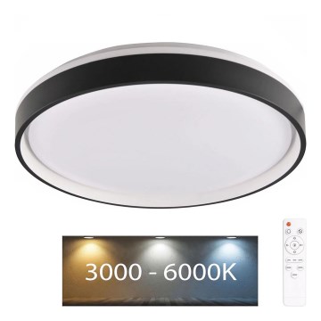 Iluminação de teto para casa de banho LED com regulação JADWIGA LED/42W/230V 3000-6000K IP44 + comando