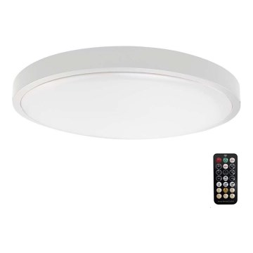 Iluminação de teto para casa de banho LED com sensor LED/18W/230V 6500K IP44 branco + comando