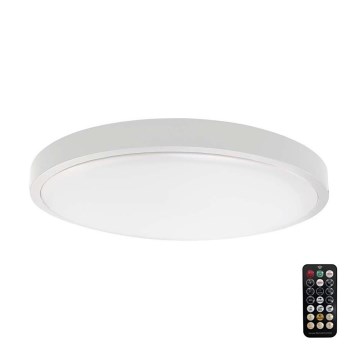 Iluminação de teto para casa de banho LED com sensor SAMSUNG CHIP LED/18W/230V IP44 4000K diâmetro 29 cm branco + comando