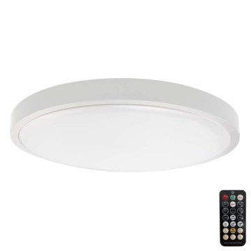 Iluminação de teto para casa de banho LED com sensor SAMSUNG CHIP LED/24W/230V IP44 6500K diâmetro 35 cm branco + comando