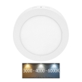 Iluminação de teto para casa de banho LED LADA LED/18W/230V 3000/4000/6000K diâmetro 22 cm IP44 branco