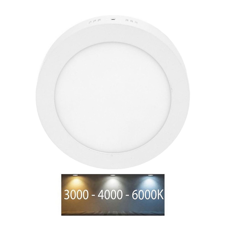 Iluminação de teto para casa de banho LED LADA LED/18W/230V 3000/4000/6000K diâmetro 22 cm IP44 branco