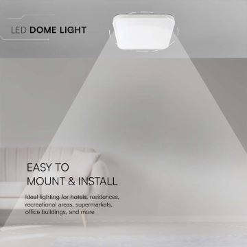 Iluminação de teto para casa de banho LED LED/48W/230V 4000K IP44 branco