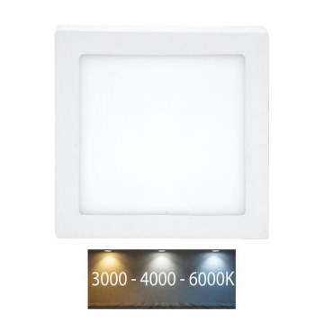 Iluminação de teto para casa de banho LED RAFA LED/12W/230V 3000/4000/6000K 17x17 cm IP44 branco