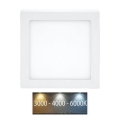 Iluminação de teto para casa de banho LED RAFA LED/18W/230V 3000/4000/6000K 22x22 cm IP44 branco