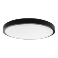 Iluminação de teto para casa de banho LED SAMSUNG CHIP LED/18W/230V IP44 3000K diâmetro 25 cm preto