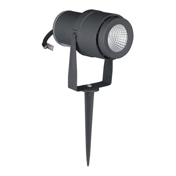 Iluminação exterior LED LED/12W/100-240V IP65 cinzento - iluminação verde