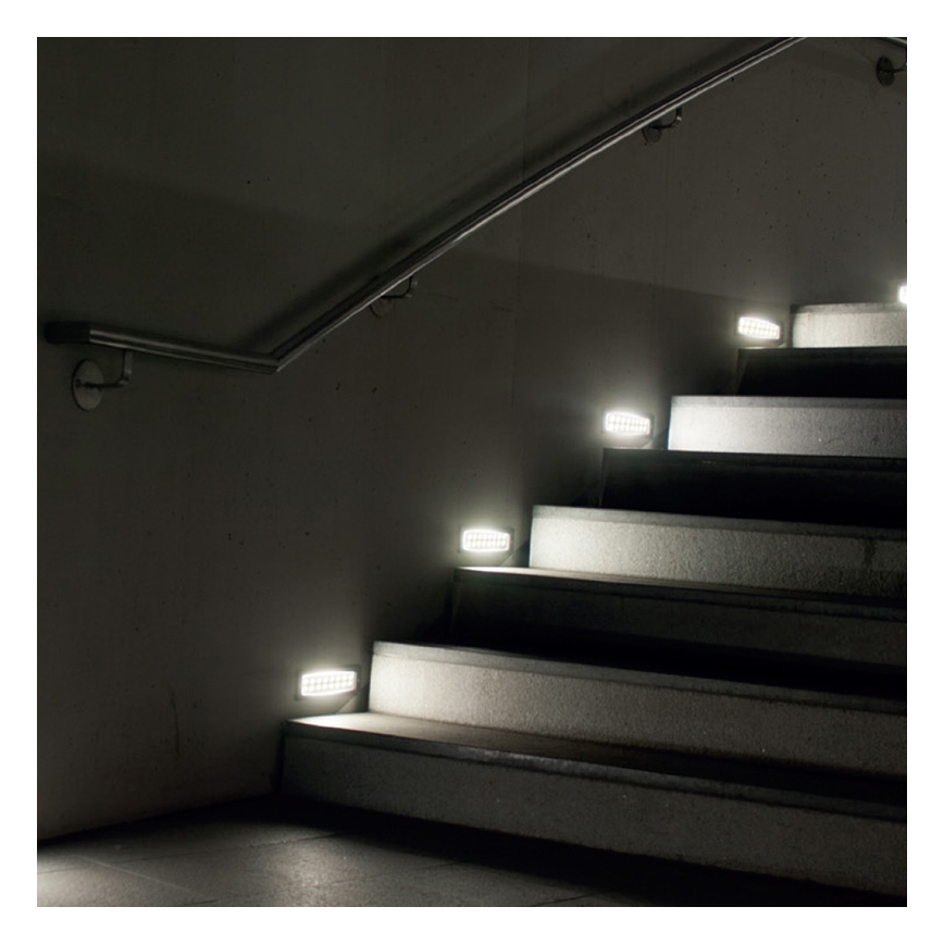 Iluminação LED de exterior 1x12LED/1W/230V IP54