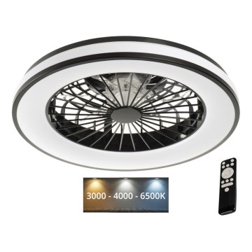 Iluminação LED de teto com regulação e ventoinha PLAVE 48W/230V 3000/4000/6500K + comando