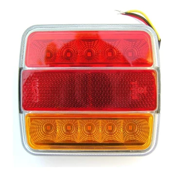 Iluminação multifuncional traseira LED MULTI LED/1,5W/12V IP65 vermelho/laranja