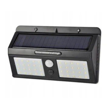 Iluminação solar de parede LED com sensor LED/1,2W/3,7V IP54