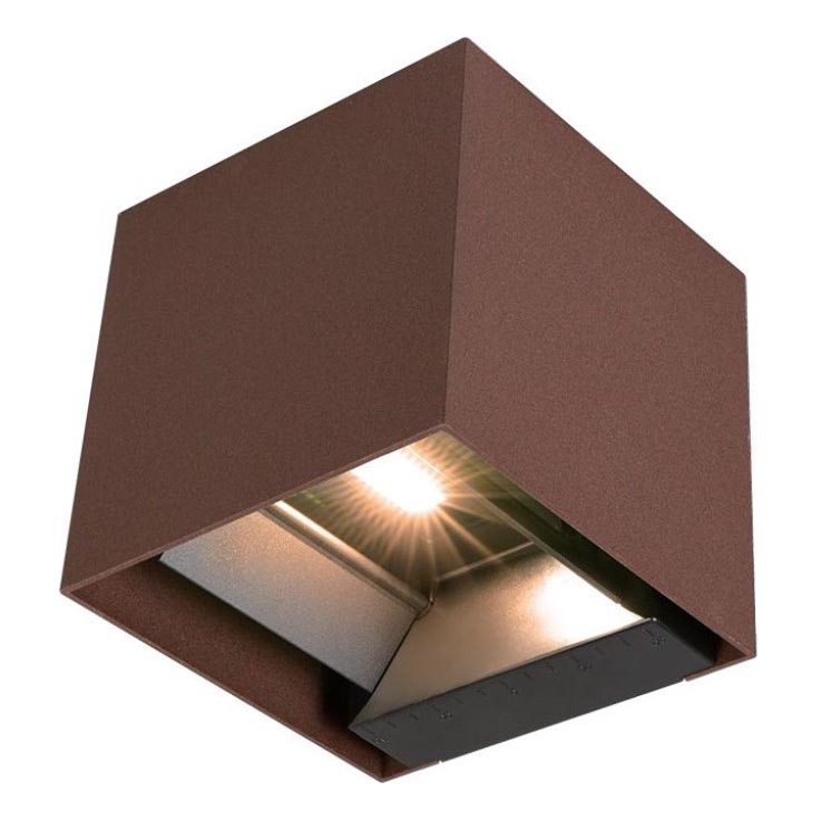 Iluminação solar de parede LED com sensor LED/9W/3,7V IP65 4000K castanho