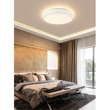 Immax NEO 07153-W30 - Iluminação de teto LED com regulação NEO LITE PERFECTO LED/24W/230V Wi-Fi Tuya branca + controlo remoto
