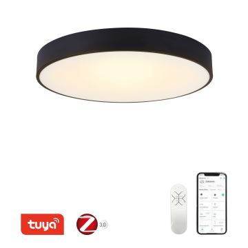 Immax NEO 07203L-Iluminação de teto LED com regulação RONDATE 65W/230V 3000-6000K Tuya preto + comando