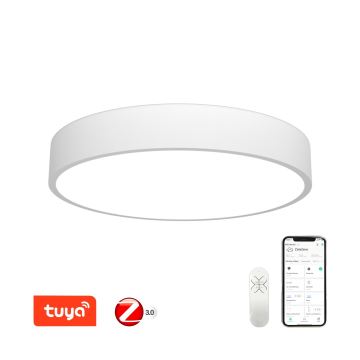 Immax NEO 07207L-Iluminação de teto LED com regulação RONDATE 65W/230V 3000-6000K Tuya branco + comando